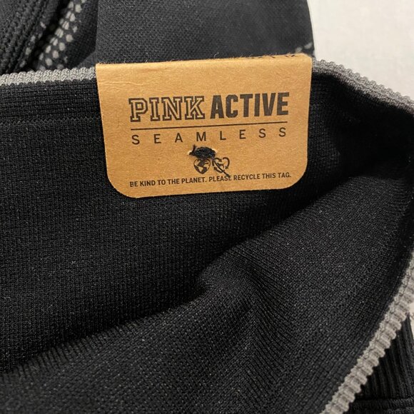 PINK Active Seamless High Waist Full Length‎ Tight Black Gray Size XL NWT - Picture 5 of 13